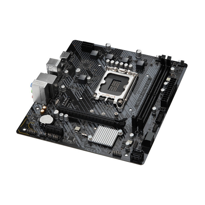 Дънна платка ASRock H610M-H2/M.2, Intel H610, DDR5, 2 DIMM Slots - 3