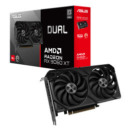 Видео карта ASUS DUAL RADEON RX 9060 XT, 16GB GDDR6 20Gbps - 1