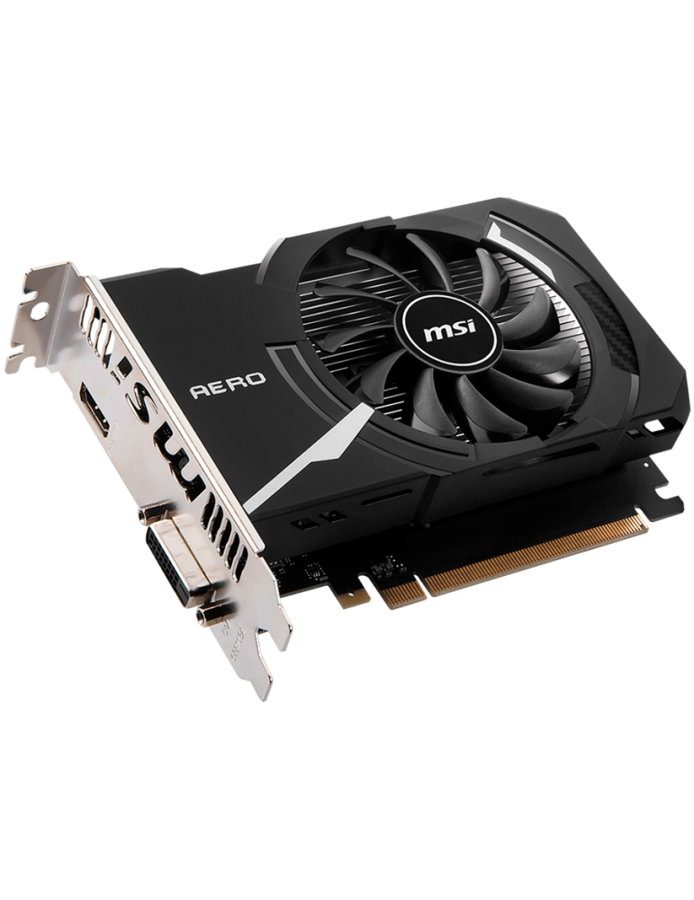 Видео карта MSI AERO ITX, Nvidia GeForce GT 1030 2GB GDDR4 OC - 4719072561413 - 3