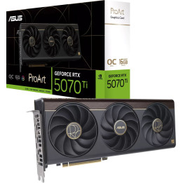 Видео карта ASUS ProArt RTX 5070 TI, 16GB GDDR7 28Gbps - 90YV0NR0-M0NA