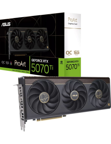 Видео карта ASUS ProArt RTX 5070 TI, 16GB GDDR7 28Gbps - 90YV0NR0-M0NA00