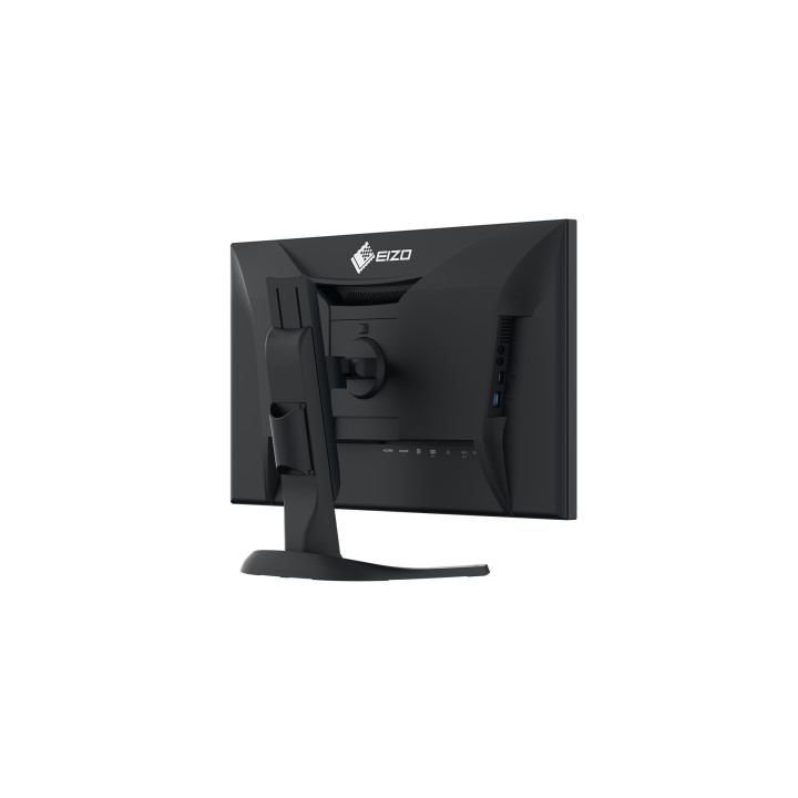Монитор EIZO FlexScan EV2740X-BK, 27" 4K IPS (3840×2160), USB-C порт за данни и захранване, вградени говорители и ергономична ст
