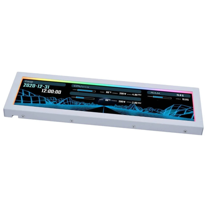 Команден панел Lian Li, 8.8" Universal Screen, Черен - G89.SM088W.00 - 2