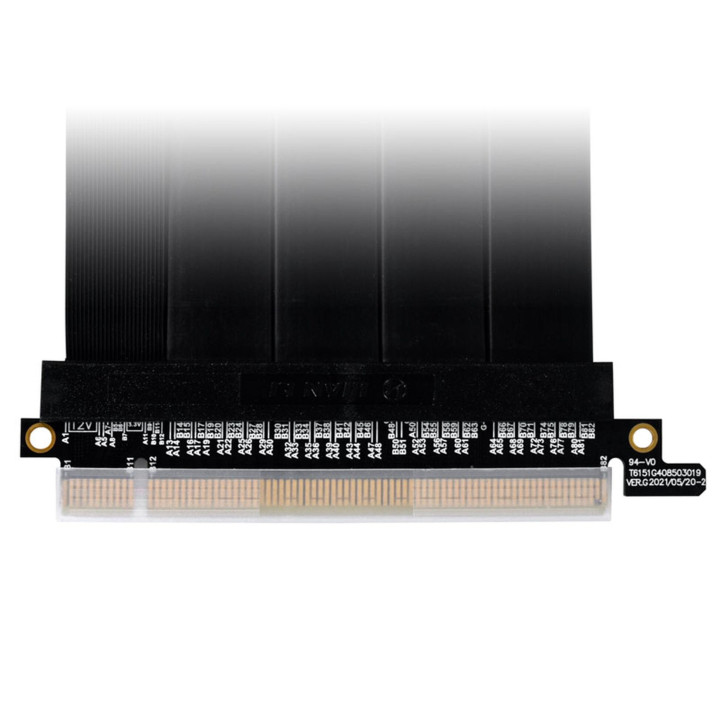 Кабел Lian Li PW-PCIV-4-90X, PCIe 4.0 x16, 900mm, Черен - PW-PCIV-4-90X - 3