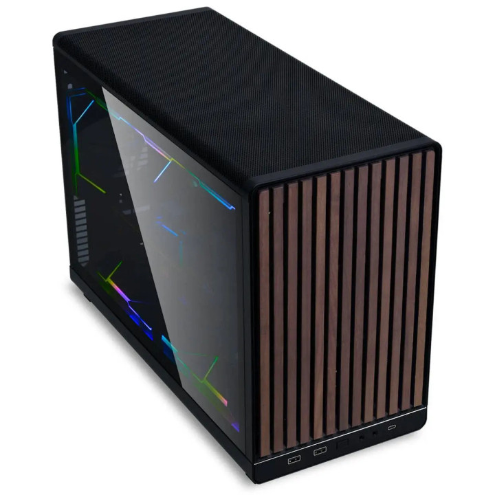Кутия за компютър Lian Li DAN A3-mATX Wood Edition, Micro Tower, Tempered Glass, до 165mm охладител - G99.A3X-WDG.00 - 2