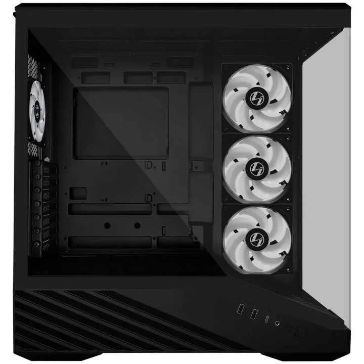 Кутия за компютър Lian-Li Vector V100, Mid-Tower, Tempered Glass, Black - G99.V100RX.01 - 5