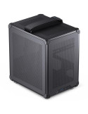 Кутия за компютър Jonsbo C6 Mesh, Micro ATX/Mini ITX, Mini Tower, до 255mm GPU, Черна - GEJB-133 - 1