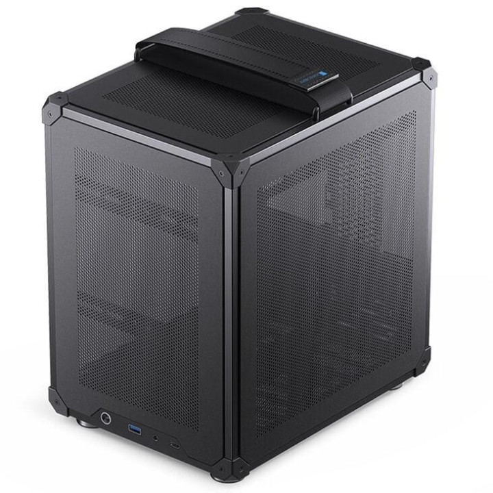 Кутия за компютър Jonsbo C6 Mesh, Micro ATX/Mini ITX, Mini Tower, до 255mm GPU, Черна - GEJB-133 - 2