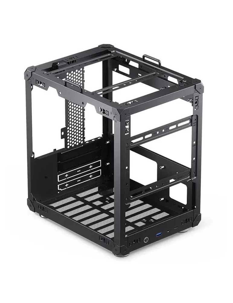 Кутия за компютър Jonsbo C6 Mesh, Micro ATX/Mini ITX, Mini Tower, до 255mm GPU, Черна - GEJB-133 - 3