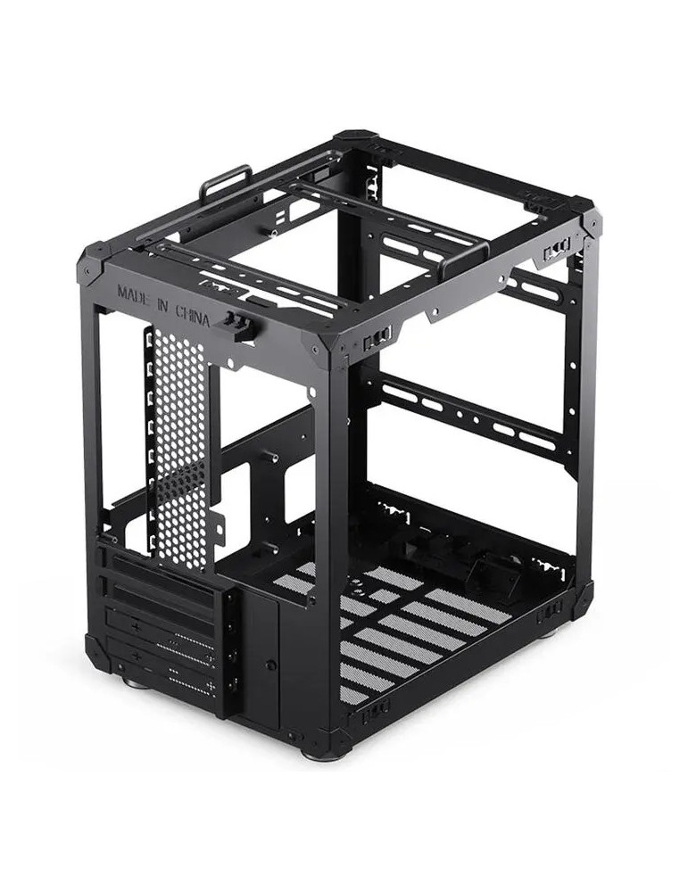 Кутия за компютър Jonsbo C6 Mesh, Micro ATX/Mini ITX, Mini Tower, до 255mm GPU, Черна - GEJB-133 - 4
