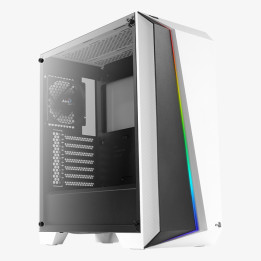 Кутия за компютър Aerocool Cylon Pro, Middle Tower, Бяла, Прозрачен панел, mATX съвместима - CYLON-PRO-G-WT-V2 - 1