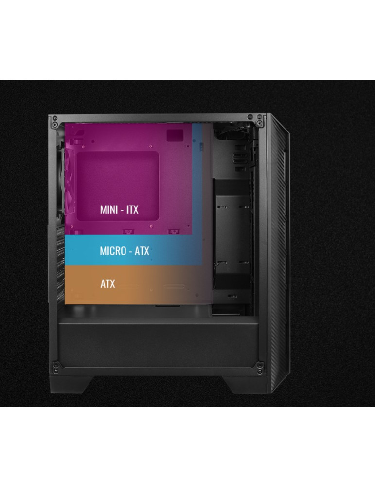 Кутия за компютър Aerocool Cylon Pro, Middle Tower, Бяла, Прозрачен панел, mATX съвместима - CYLON-PRO-G-WT-V2 - 13