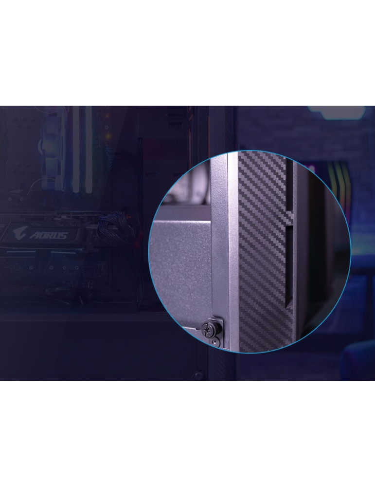 Кутия за компютър Aerocool Cylon Pro, Middle Tower, Бяла, Прозрачен панел, mATX съвместима - CYLON-PRO-G-WT-V2 - 17