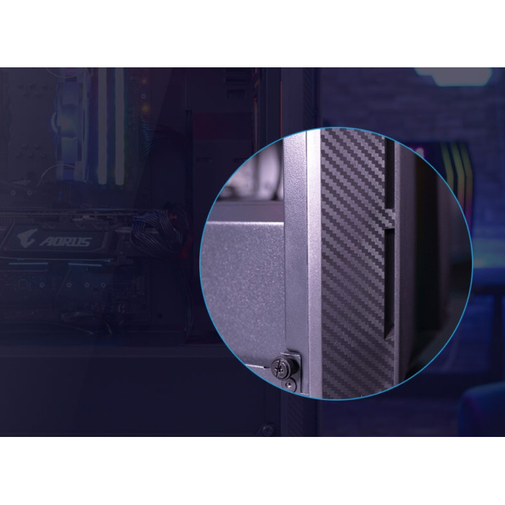 Кутия за компютър Aerocool Cylon Pro, Middle Tower, Бяла, Прозрачен панел, mATX съвместима - CYLON-PRO-G-WT-V2 - 17