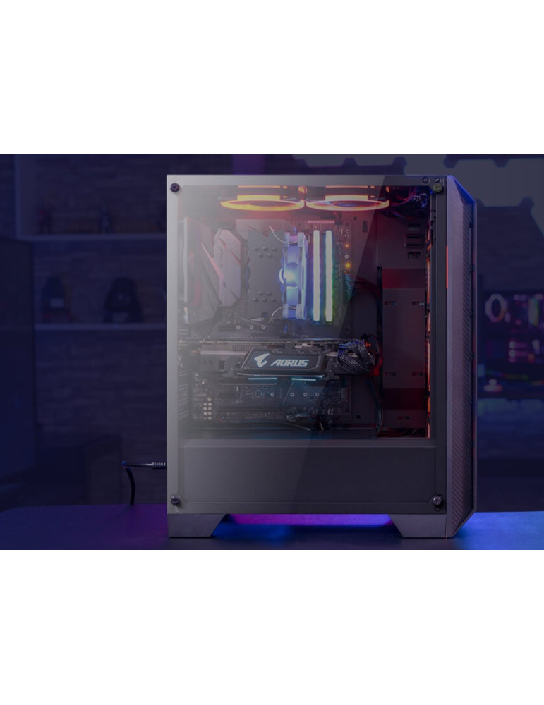 Кутия за компютър Aerocool Cylon Pro, Middle Tower, Бяла, Прозрачен панел, mATX съвместима - CYLON-PRO-G-WT-V2 - 18