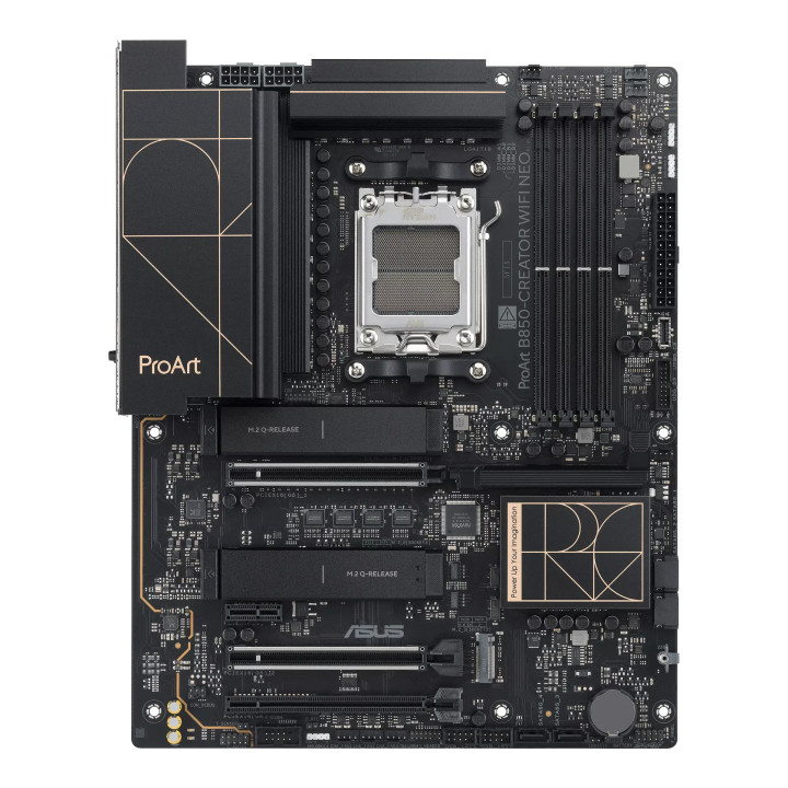Дънна платка ASUS ProArt B850-CREATOR WIFI NEO, AM5, AMD B850, DDR5 до 8400MHz, 4x M.2 слота - 90MB1P60-M0EAY0 - 2