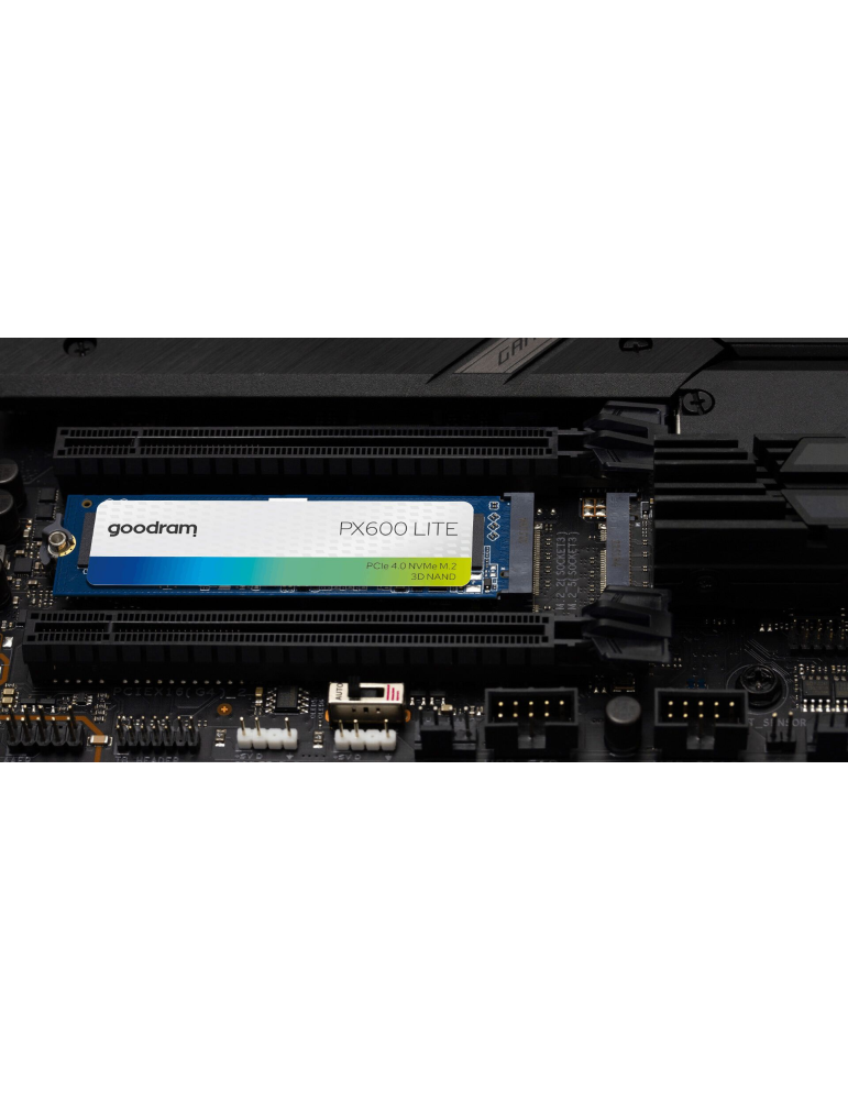 SSD диск GOODRAM PX600 LITE, 1TB NVMe, M.2 PCIe NVMe gen. 4 x4 (M key), до 3600/2700 MB/s- SSDPR-PX600L-01T-80 - 2