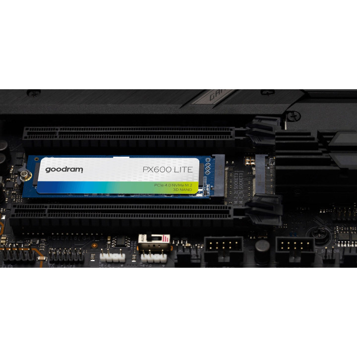 SSD диск GOODRAM PX600 LITE, 1TB NVMe, M.2 PCIe NVMe gen. 4 x4 (M key), до 3600/2700 MB/s- SSDPR-PX600L-01T-80 - 2