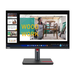 Монитор Lenovo ThinkVision P24q-30, 23.8" QHD IPS - нарушена опаковка - 63B4GAR6EU-RR - 1