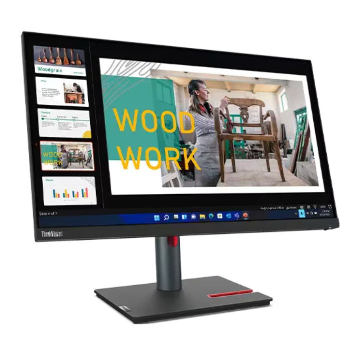 Монитор Lenovo ThinkVision P24q-30, 23.8" QHD IPS - нарушена опаковка - 63B4GAR6EU-RR - 2