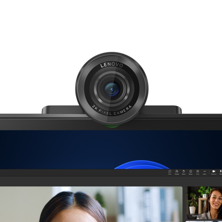  Web камера Lenovo QHD, 2560x1440, USB-C, Directional микрофон, Privacy shutter - 4XC1Q25245 - 2