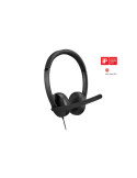Слушалки Lenovo USB-A Wired Stereo Headset Gen 2, Over-Ear, Жичен, USB-A, Двустранен Boom микрофон, Шумопотискане - 4XD1P83425 -