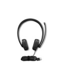Слушалки Lenovo USB-A Wired Stereo Headset Gen 2, Over-Ear, Жичен, USB-A, Двустранен Boom микрофон, Шумопотискане - 4XD1P83425 -