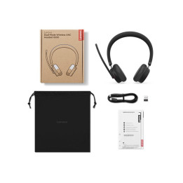 Безжична геймърска мишка Lenovo 6550, Bluetooth 5.3,  с активно шумопотискане ANC, USB-C - 4XD1S19777 - 1