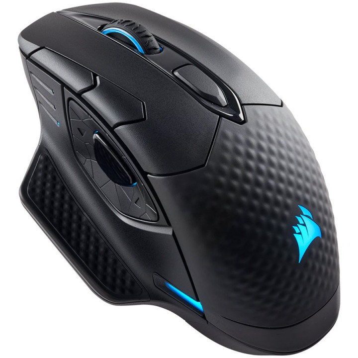 Bluetooth/Безжична геймърска мишка CORSAIR Dark Core RGB PRO, 18000 DPI, Оптичен сензор, RGB осветление - CH-9315011-EU - 1