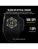 Bluetooth/Безжична геймърска мишка CORSAIR Dark Core RGB PRO, 18000 DPI, Оптичен сензор, RGB осветление - CH-9315011-EU - 6