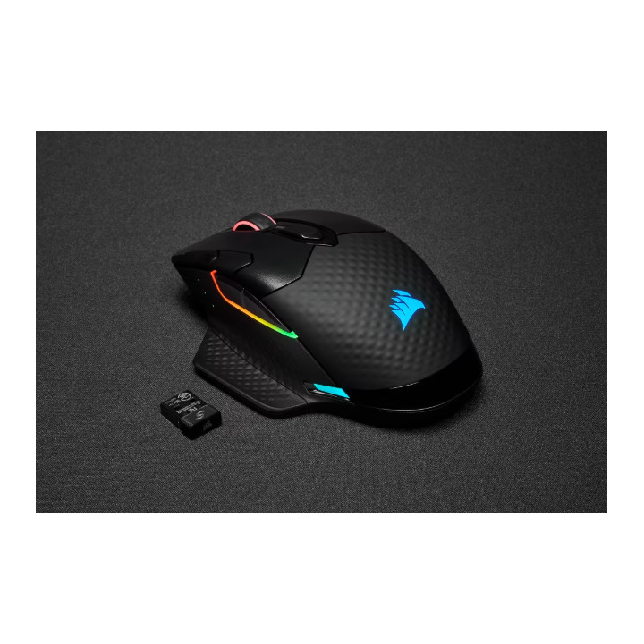 Bluetooth/Безжична геймърска мишка CORSAIR Dark Core RGB PRO, 18000 DPI, Оптичен сензор, RGB осветление - CH-9315011-EU - 12
