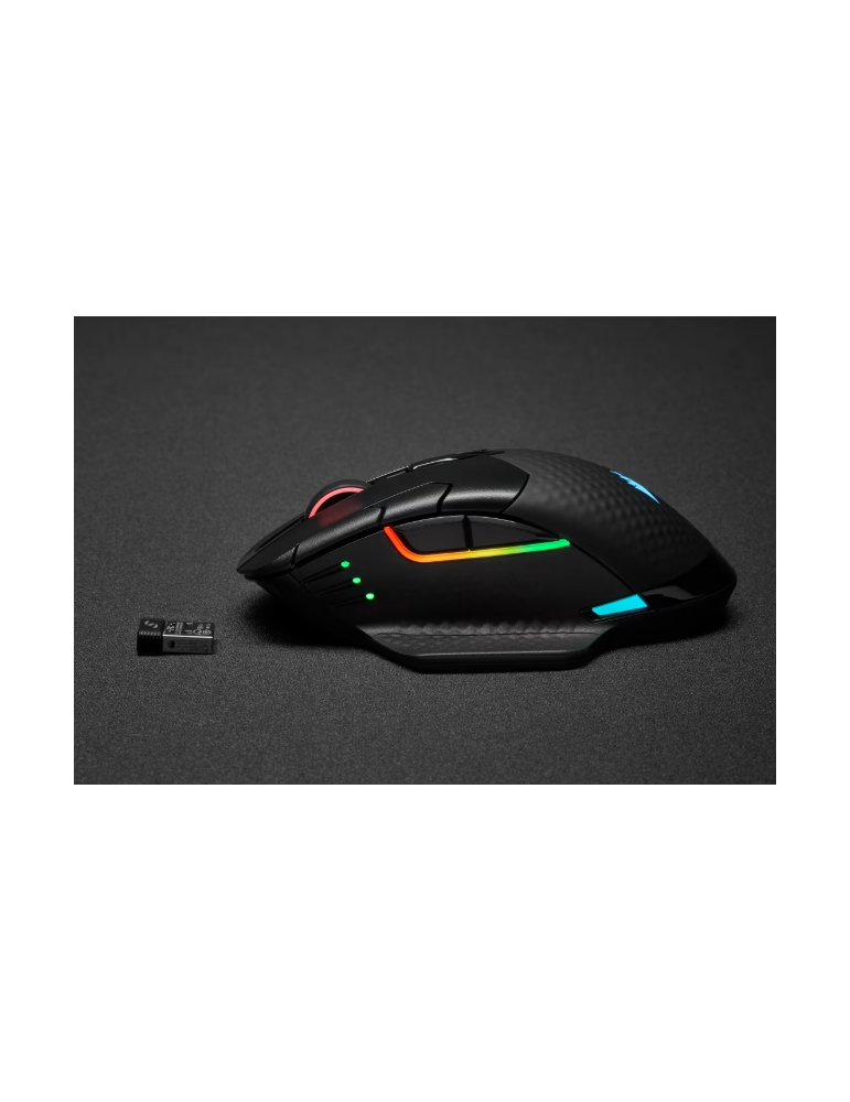 Bluetooth/Безжична геймърска мишка CORSAIR Dark Core RGB PRO, 18000 DPI, Оптичен сензор, RGB осветление - CH-9315011-EU - 14