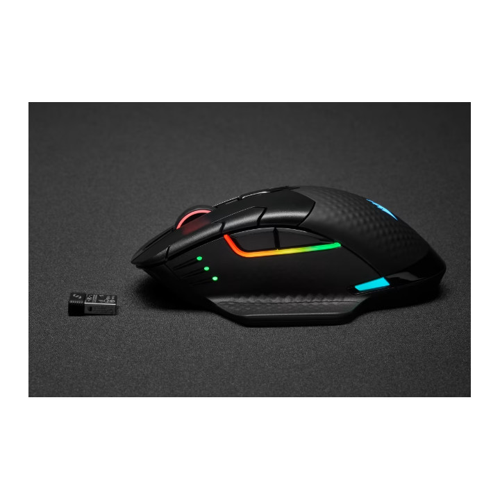 Bluetooth/Безжична геймърска мишка CORSAIR Dark Core RGB PRO, 18000 DPI, Оптичен сензор, RGB осветление - CH-9315011-EU - 14