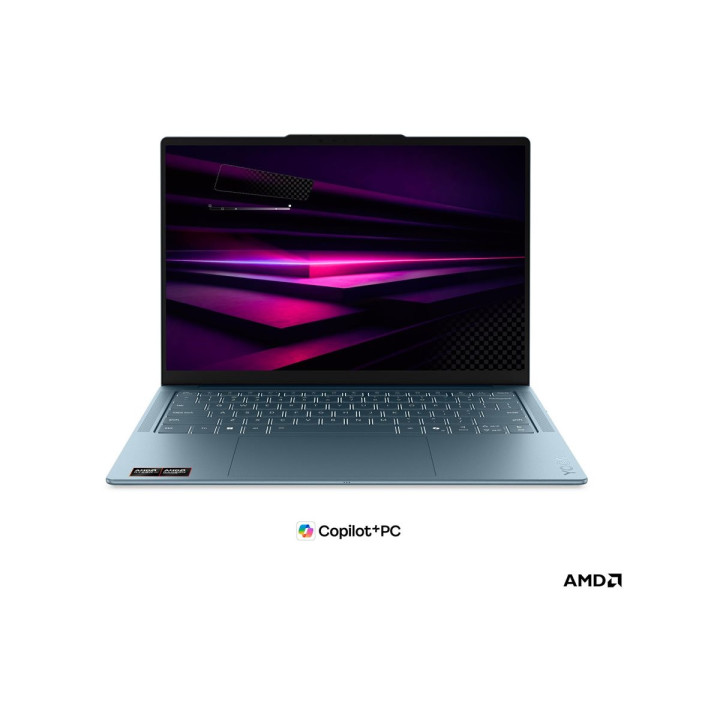 Лаптоп Lenovo Yoga Slim 7, 14" 2.8K OLED 120Hz, AMD Ryzen AI 7 445, 32GB DDR5, 1TB SSD, Windows 11 Home - 83QS0019BM - 1