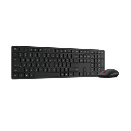 Bluetooth /Безжична мишка и клавиатура Lenovo Wireless Multi-Mode Pro Combo 6000, USB-A 2.4 GHz / Bluetooth 5.4, 8 бутона, DPI 1