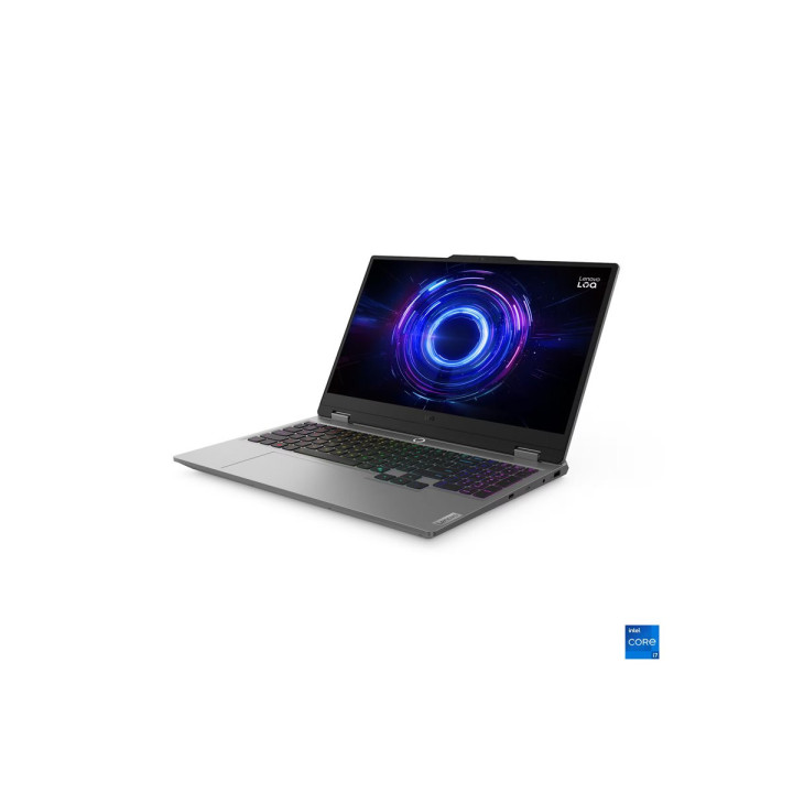 Лаптоп LENOVO LOQ, 15.6" Full HD 144Hz, Intel Core i5-13450HX, RTX 5050 8GB, 16GB DDR5, 512GB SSD, Windows 11 Home - 83JE00YFBM 