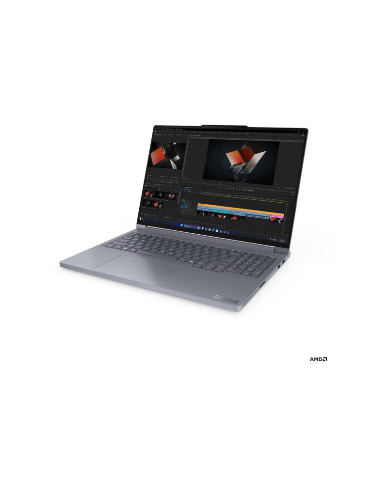 Лаптоп Lenovo ThinkBook 16p G6, 16" WQXGA 165Hz, AMD Ryzen 9 8940HX, NVIDIA GeForce RTX 5060 8GB, 32GB DDR5, 512GB SSD, Windows 