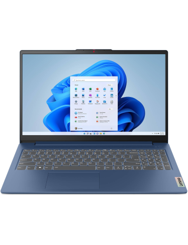 Лаптоп LENOVO IdeaPad Slim 3, 15.6" Full HD, AMD Ryzen 3 7320U, 16GB DDR5, 512GB SSD, Windows 11 Home - 82XQ01ERBM - 1