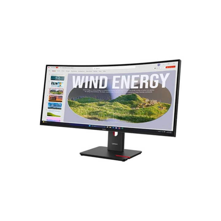 Монитор LENOVO ThinkVision T34WD-40, 34" UWQHD 3440x1440 120Hz VA Curved - 64AEGAT1EU - 7