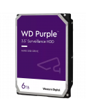Твърд диск WD Purple 6TB Video Surveillance CMR, 3.5'', 256MB, SATA 6Gbps - WD64PURZ