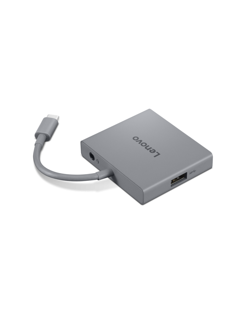 Докинг станция/хъб LENOVO USB-C 4 in 1 Gen2, HDMI 3840x2160 60Hz, 2x USB 3.2 Gen1, 3.5mm audio jack - GX91R64790 - 3