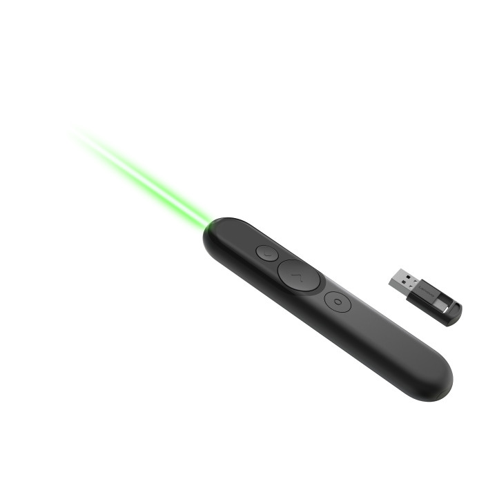 Лазерна показалка/мултимедиен презентатор LENOVO Laser Rechargeable Presentation Remote, Bluetooth 5.3 - 4XW1S62315 - 1