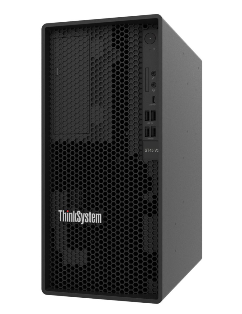 Сервър LENOVO ThinkSystem ST45 V3, AMD EPYC 4124P, 16GB DDR5 UDIMM, 2TB HDD, 1x1GbE, 500W - 7DH5S0RF00 - 1