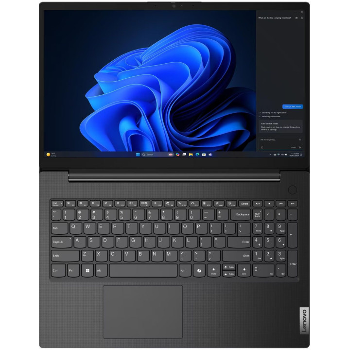 Лаптоп Lenovo V15 G6 AMN, 15.6" Full HD, AMD Ryzen 7 170, 16GB DDR5, 512GB SSD, Windows 11 Pro - 83UU000TBM - 4