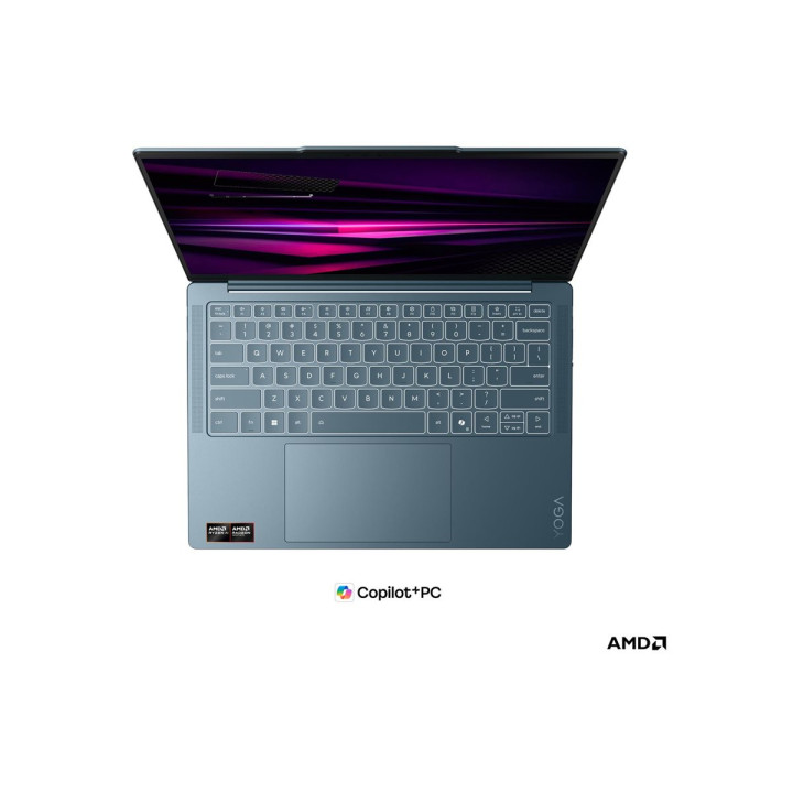 Лаптоп LENOVO Yoga Slim 7, 14" 2.8K OLED Touch, AMD Ryzen AI 7 445, 32GB DDR5, 1TB SSD, Windows 11 Home - 83QS001BBM - 14