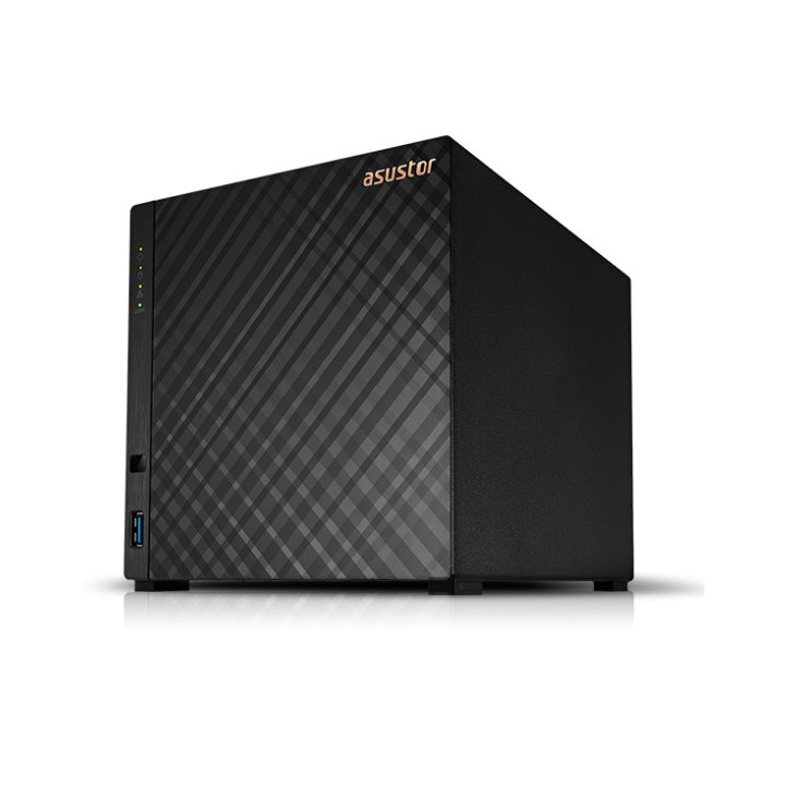 NAS сторидж ASUS AS1204T, 4-Bay, Realtek RTD1619B Quad Core 1.7GHz, 1GB DDR4 - 1