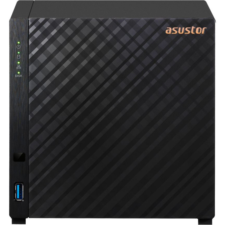 NAS сторидж ASUS AS1204T, 4-Bay, Realtek RTD1619B Quad Core 1.7GHz, 1GB DDR4 - 2