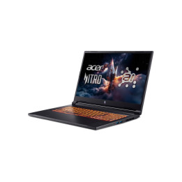 Лаптоп Acer Nitro V17 NG-ANV17-41-R14D, 17.3" FHD IPS 144Hz, AMD Ryzen 7 260, RTX 4050 6GB, 16GB DDR5, 1024GB SSD, Windows 11 Ho