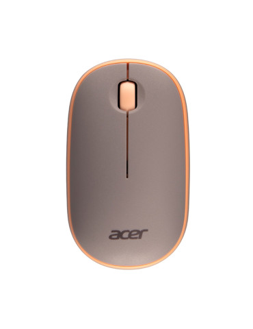 Безжична мишка Acer Wireless Bubble Mouse AMR100, 1600 DPI, Optical сензор, Peach - GP.MCE11.03J - 1