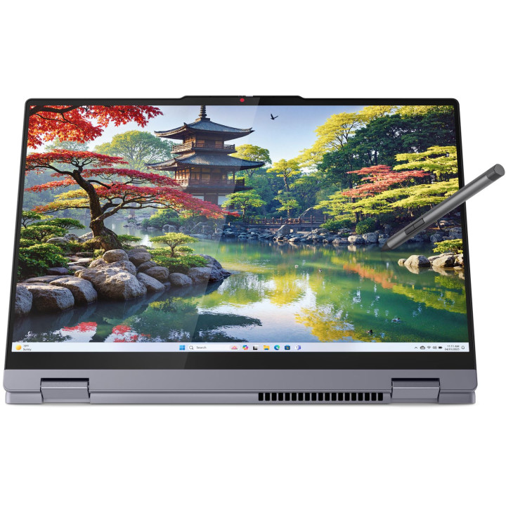 Лаптоп Lenovo IdeaPad 5 2-in-1 16AKP10, 16.0", Full HD+, тъчскрийн, AMD Ryzen AI 5 340 (2.0/4.8GHz, 16M), AMD Radeon 840M, 16 GB